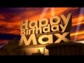 Happy Birthday Max