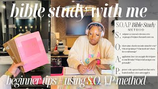 BIBLE STUDY WITH ME 📖✨ | How I Study the Bible in 2025 + *free template included*