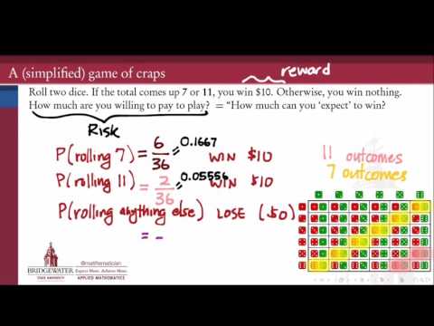 Dice: Finding Expected Values of Games of Chance - Video & Lesson