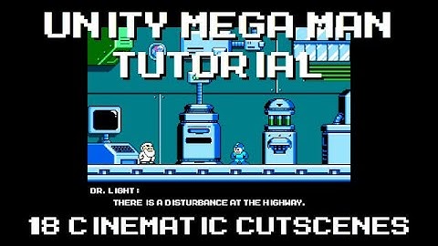 Unity Mega Man Tutorial - 18 Cinematic Cutscenes (Timelines)