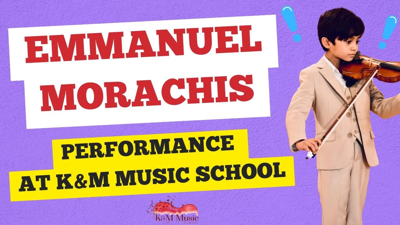 🎻 K&M Music School Violin Recital San Diego - Emmanuel Morachis - YouTube