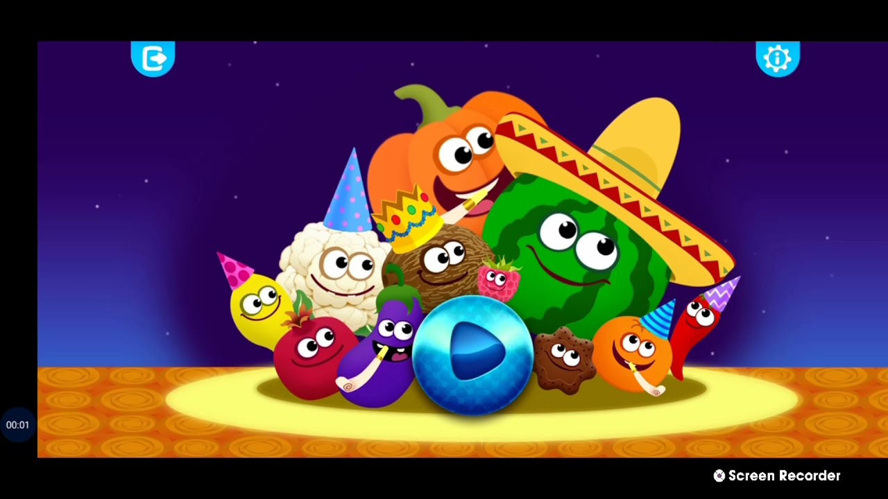 Funny Food Educational Games For Toddlers and Kids।।Gaming Zone10m