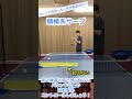 順横系サーブを短く出す感覚練習 #tabletennis #卓球 #pingpong