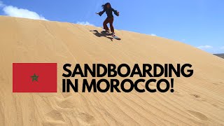 Sandboarding in the MOROCCAN DESERT! UNIQUE experience in AGADIR! 🇲🇦