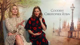 Goodbye Christopher Robin: Margot Robbie & Kelly Macdonald Official Movie Interview | ScreenSlam