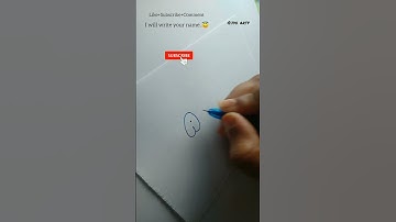 How to write AMULYA in bubble letters #tutorial #shorts #fyp