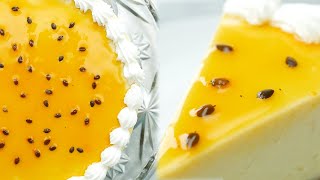 No oven Passion Fruit Cheesecake