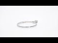 Engagement ring in 14K 0.05 ct video