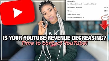 YOUTUBE REVENUE DECREASING | WHY MY YOUTUBE REVENUE IS DECREASING | How To Contact YouTube Team