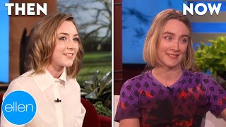 Then and Now: Saoirse Ronan's First \& Last Appearances on The Ellen Show