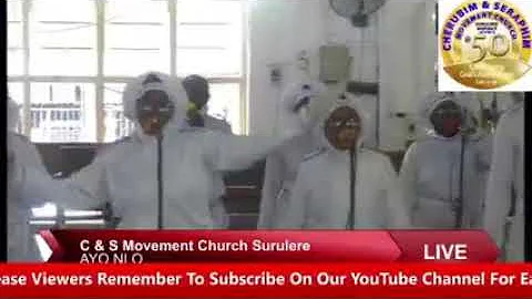 Cherubim And Seraphim Surulere Sunday Service 20/9/2020