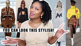 Easy UPCYCLE Inspiration from Fall/Winter Runway Shows!