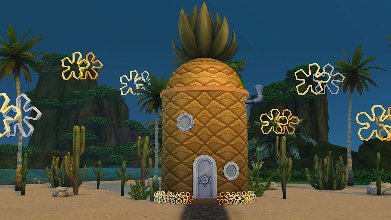 SpongeBob's House • SpongeBob Bikini Bottom Bundle • The Sims 4 • No CC | Speed Build