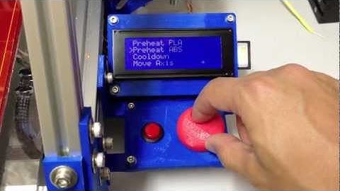 Marlin 1.0 RC2 LCD/Click Encoder (PanelMax) Demo