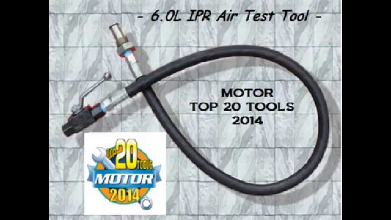 6.0L IPR Air Test Tool, Ford 6.0L Powerstroke Diesel, High Pressure Oil Lea...
