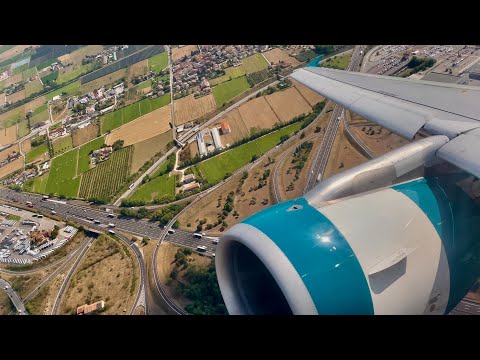 Aer Lingus Taxi and Departure From Verona | 4K 60FPS