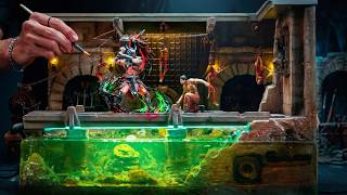 Making Mortal Kombat: The Dead pool Epoxy Resin Diorama