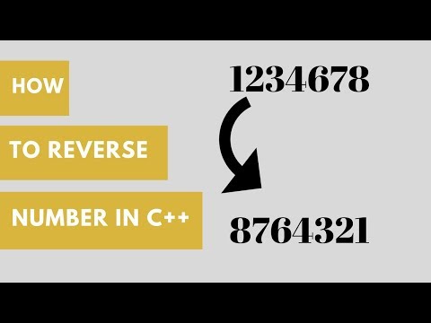 How to Reverse a Number in c++ hindi urdu