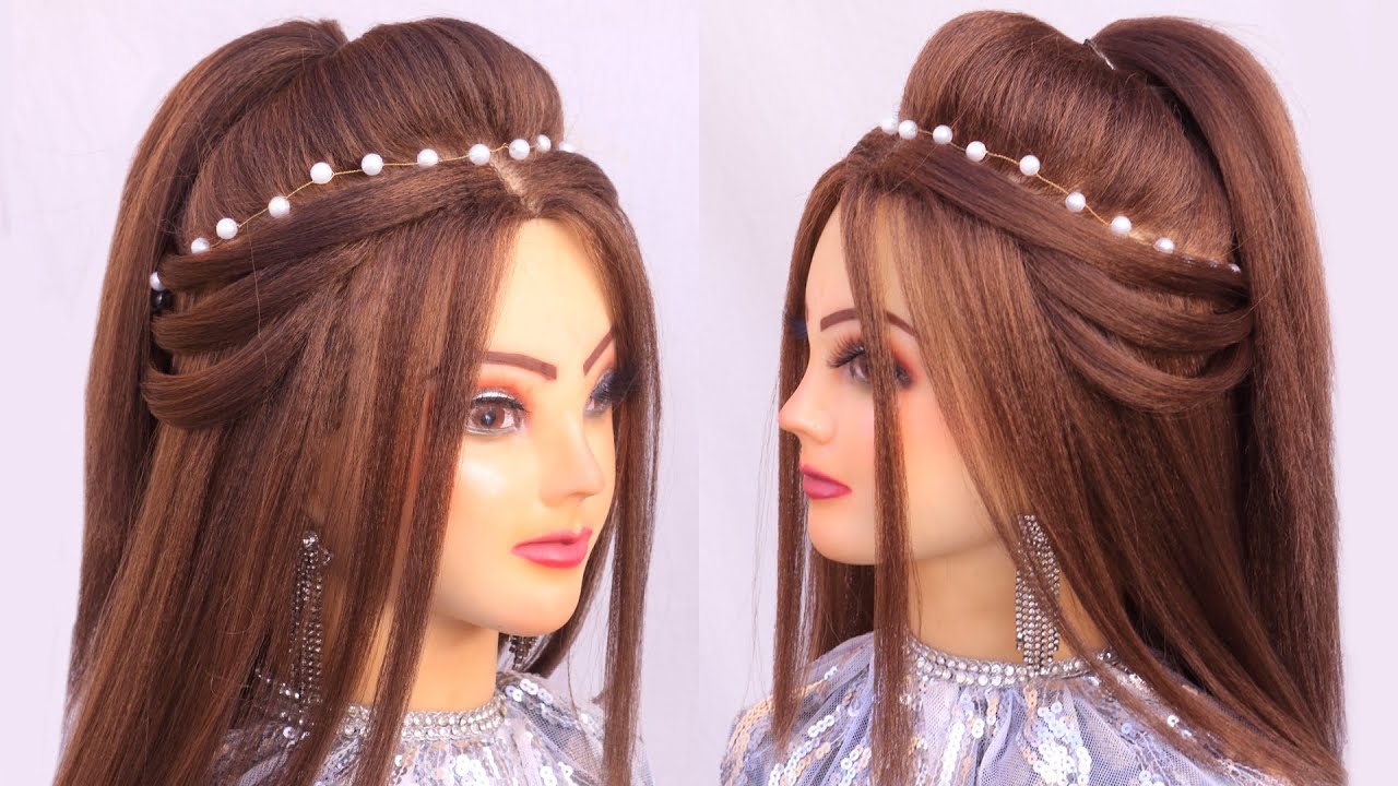 Blue Eyes Look With Cute Smile Dance Disco Pose Long Hairstyle Designer Look  New | eBay