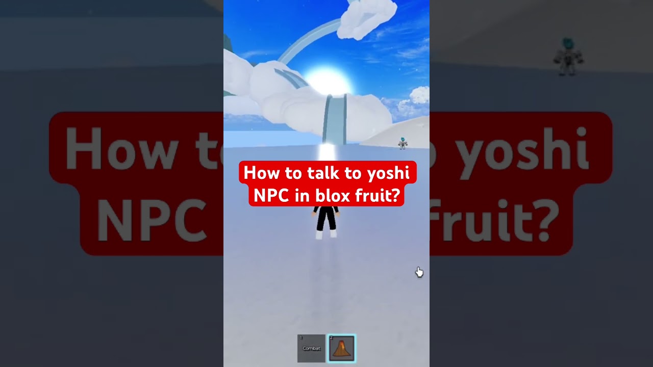 Как поговорить с NPC Йоши в игре bloxfruits 