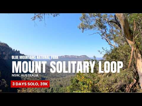 Mount Solitary Loop (39k Solo Hike), Blue Mountains NP, Australia