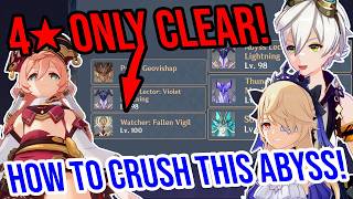 4-STAR ONLY vs Abyss 12 (DPS Bennett is BACK?!) [Best Teams and Tips] Genshin Impact 6.6 Luna VII