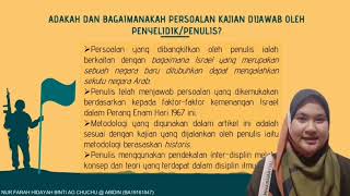 Pembentangan ulasan Artikel