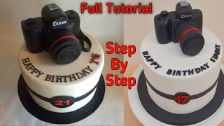 3D CAMERA CAKE | Camera Cake Tutorial | Camera Theme Cake | Seller FactG