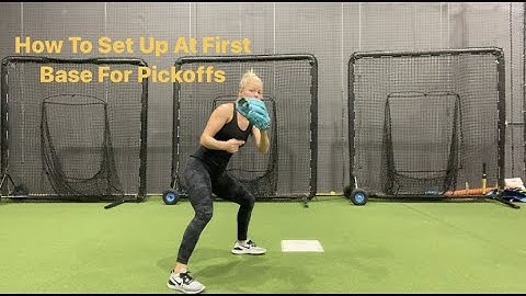 How To Set Up At First Base For Pickoffs