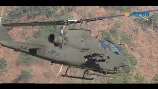 [조종석 카메라샷] AH-1H 코브라 실사격(탑헬리건 선발대회)