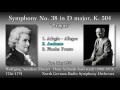 Mozart: Symphony No. 38 "Prague", Schmidt-Isserstedt & NDRso (1959) モーツァルト 交響曲第38番「プラハ」