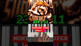 How to Play Montagem Supersonic  Easy Piano Tutorial #shorts #viral #funk #phonk #pianotutorial