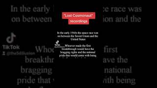 The Last cosmonaut Recording.