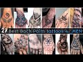 Male hand tattoo designs  best tattoos for men  back palm tattoo ideas  interesting tattoos