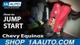 How To Jump Start 05-09 Chevy Equinox