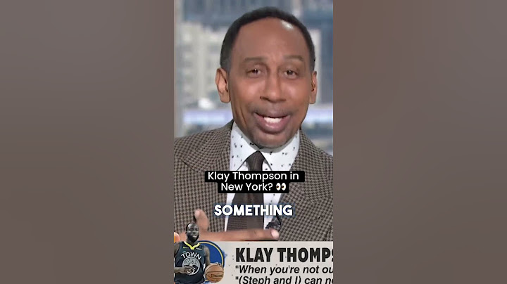 Stephen A. wants to see Klay Thompson in a Knicks uniform 👀 #shorts