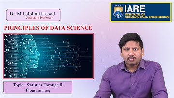 Statistics Through R Programming by Dr. M Lakshmi Prasad