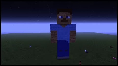 Minecraft Steve Tutorial Statue