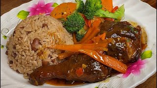 Brown Stew Chicken (Jamaican Style)