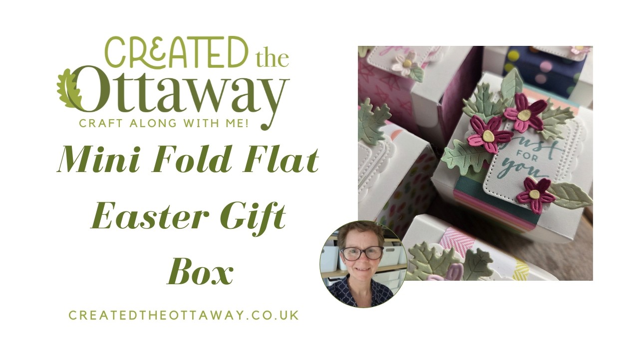 ECC BOX （DIY）／ELNEST CREATIVE ACTIVITY Mini Fold Flat Easter Gift Box | Fits One Creme Egg | Easy DIY