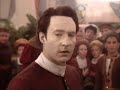 Star Trek:TNG  - Data shows off his ultra human strength to primitive aliens(commander ,Data, )