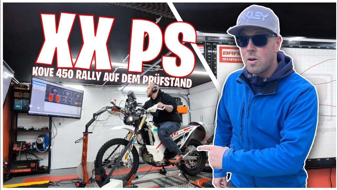 ⚙️ 42 oder 55PS??? ⚙️ Kove 450 Rally auf dem Prüfstand bei @BraapSupport ⚙️