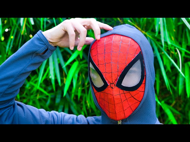 Cách Làm Mặt Nạ Người Nhện Spider-Man Siêu Ngầu Bằng Bìa Carton - Youtube