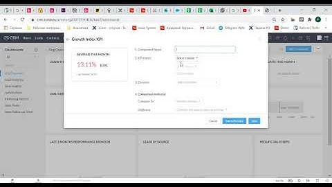 Zoho CRM create metric