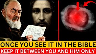 Repeat These 3 WORDS Said By Jesus Himself - Watch Closed Doors Open Before You | Padre Pio