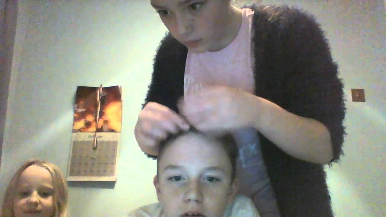 my sister doing my hair part 2