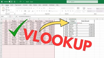 Paano Gumamit ng VLOOKUP Function sa Excel | Tagalog Tutorial