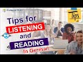 Tips for listening and reading  german speakers club  learn german a1 a2 b1 b2 c1