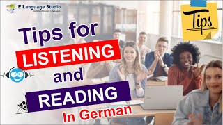 Tips For Listening And Reading German Speakers Club Learn German A1 A2 B1 B2 C1