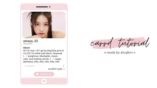 simple & phone themed carrd tutorial — © wonyologist screenshot 4